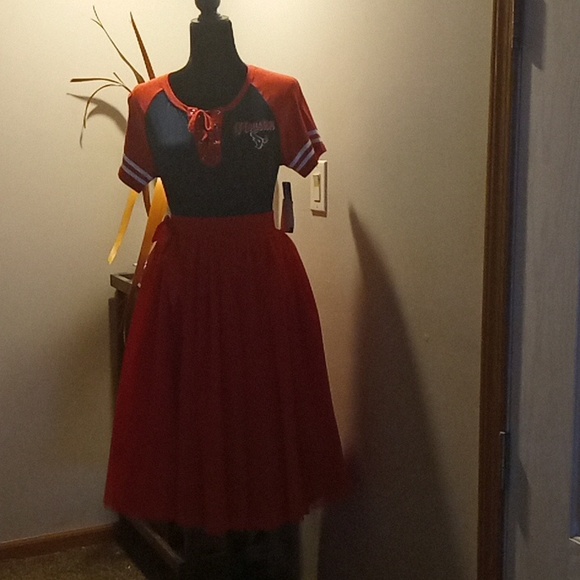 NFL Academy New Era women's Houston Texas Contrast Raglan t-shirt sz medium - Picture 1 of 6